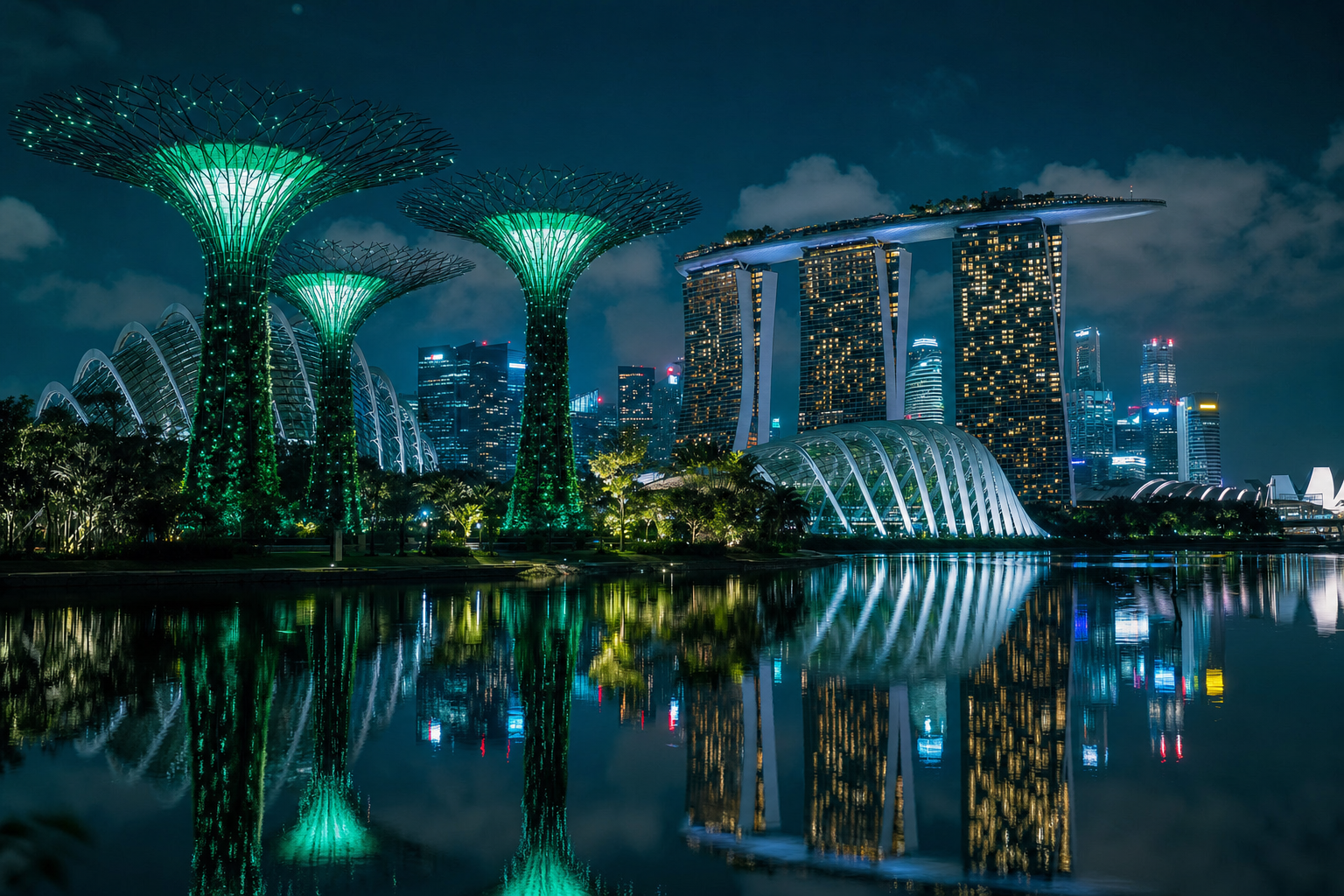 Skyline de Singapur, Marina Bay